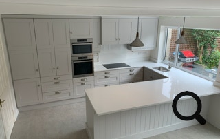 handpainted shaker kitchen