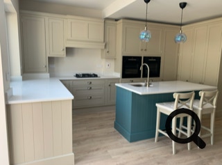 painted shaker inframe kitchen